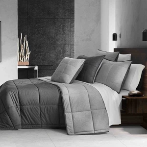Paxton Grey 3-Piece Quilt Set By J Queen - Picture 1 of 3
