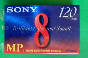 Sony Video 8 MP 120 Min 8mm Standard Grade P6-120MPD TAPES Versiegelt Neu! - Bild 1 von 2