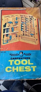 1972 Handy Andy Carpenters Tool Chest INCOMPLETE NO. 602  - Picture 1 of 5