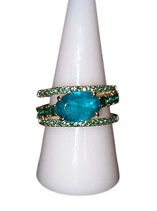 Bomb Party May 25 Birthday Ring, RG59832, Layered With Love-Sz 9, Gold Plating - Picture 1 of 5