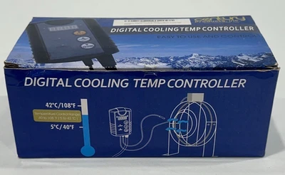 Century Digital Cooling Temp Controller, BNQ-T7B(c). Powers Up. Pre-Owned - Image 1 of 4