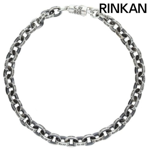 CHROME HEARTS Bracciale uomo argento catena carta cuori cromati 7 pollici usato5fafe5fd3a82a440