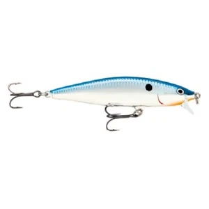 Rapala Flat Rap FLR8 Silver Blue - Picture 1 of 1