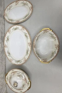 Plato Meito China 16” De Colección, Plato 12”, Plato de Verduras Cubierto, Plato para Servir. - Imagen 1 de 9