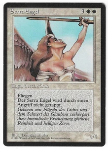 ►Magic-Style◄ MTG - Serra Angel - German Revised FBB - Good - Picture 1 of 2
