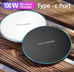 Pad caricabatterie wireless veloce da 100 W Per iPhone, Samsung, Xiaomi Rapido - Foto 1 di 10