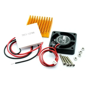 Peltier Kühler Modul Kit 12V 40mm x 40mm (1 TEC1-12706 + 1 Kühlkörper + 1 Lüfter) - Bild 1 von 2