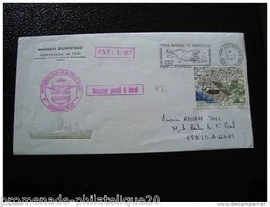 TAAF lettre 16/1/87 - timbre aerien yvert et tellier n°96 (cy4) - Imagen 1 de 1