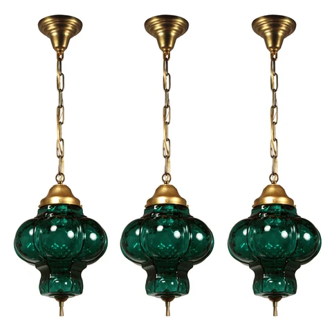 New Old Stock Vintage Pendant Lights, 2 Available, NC3969 Cover
