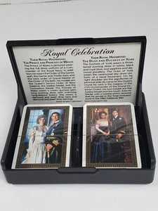 ROYAL CELEBRATION Playing Cards Prince/Princess of Whales & Duke/Duchess of York - Picture 1 of 10