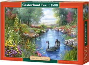 NEW Castorland Jigsaw Puzzle 1500 Pieces C-151042-2 Black Swans - Foto 1 di 2