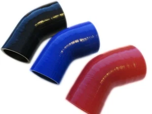 45 Degree Silicone Reducer Elbow - Pipe Joiner Universal Water Air Hose Sleeve - Picture 1 of 5