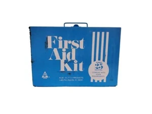 1975 ACME Cotton Products First Aid Kit Original Box w/ Reader's Digest Handbook - Picture 1 of 8