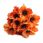 20pcs Corn Poppy Artificial Flowers Open Wedding Home Remembrance Day Events