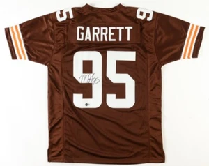 Myles Garrett Signed Cleveland Browns Jersey (Beckett) XL Everything Sewn On! - Picture 1 of 3