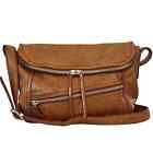 HOBO Shane Russet Brown Leather Crossbody Shoulder Bag Handbag Messenger Unisex