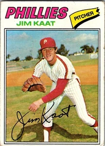 1977 Topps Baseball Card #638 Jim Kaat - Philadelphia Phillies - Free Shipping - Picture 1 of 2
