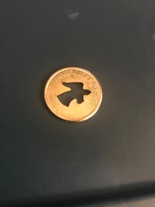 Vintage Token - Angel in My Pocket - Angel Cut Out - Picture 1 of 1