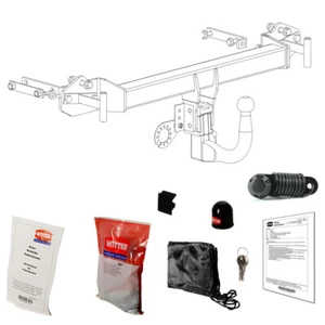 Witter Towbar for BMW 3 Series Convertible 2000-2007 (E46) - Detachable Tow Bar - Picture 1 of 9