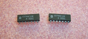 QTY (25) CD74HC10E HARRIS 14 PIN DIP TRIPLE 3-INPUT NAND GATE NOS 1 TUBE - Bild 1 von 1