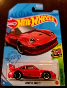 Porsche 993 GT2 2021 rojo HW Exotics #1/10 Hot Wheels (lote de 1) *NUEVO* - Imagen 1 de 5