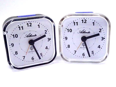 ATLANTA Top-Marke Funk-Reise Wecker Analog Weckwiederholung Beleuchtung 1845 - Bild 1 von 4