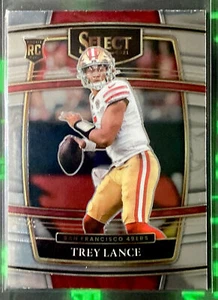2021 Panini Select Football Trey Lance Concourse RC #45 49ers - Picture 1 of 3