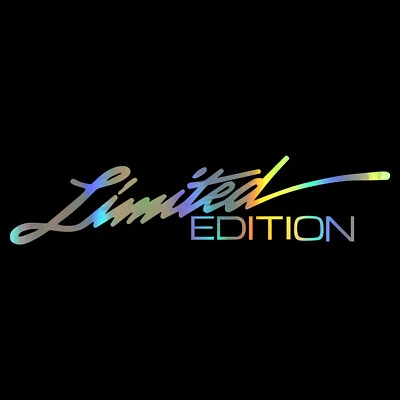 2 Piezas Calcomanías de Vinilo EDICIÓN LIMITADA Pegatina Creativa Apta para Decoración de Ventanas de Carrocería de Coche Foto 1 de 4