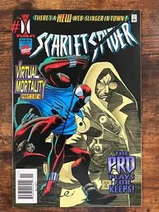 Scarlet Spider #1 Rara Edicola John Romita Copertina Marvel Comics 1995 Ottime Condizioni - Foto 1 di 3
