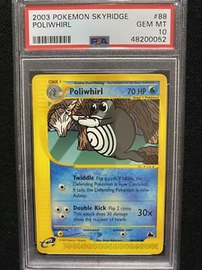 2003 Pokemon Skyridge Poliwhirl 88/144 PSA 10 Edelsteine neuwertig - Bild 1 von 1