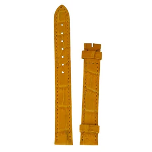 Cartier Yellow 13mm x 12mm Alligator Leather Tang Strap - Picture 1 of 2