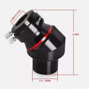 Telescopio astronómico 2 pulgadas espejo diagonal 45 grados prisma eréctil - Imagen 1 de 6