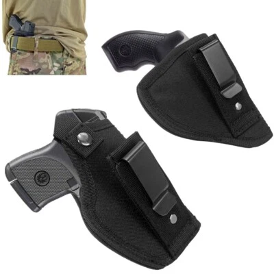 Tactical IWB Tuckable Gun Holster for Concealed Carry Belt Handgun Holster Pouch - Image 1 of 4