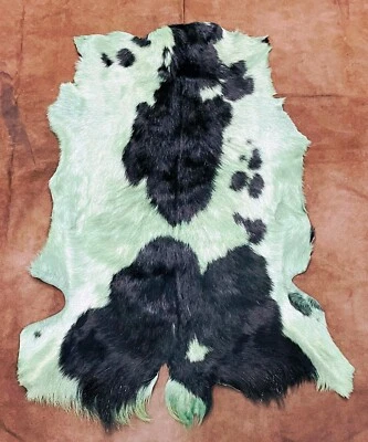 Piel escandinava, cuero real piel de cabra piel animal, abrigo nórdico de piel de verano Foto 1 de 4