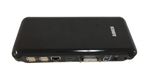 Anker PC & Laptop USB 3.0 Docking Station Dual Display Monitor HDMI DVI Ethernet - Picture 1 of 5