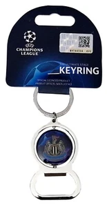 NEWCASTLE UNITED UEFA Champions League Bottle Opener 9 cm Keyring 2023/2024 - Picture 1 of 5
