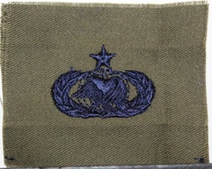 Insignia de suministros y combustibles para personas mayores de la Fuerza Aérea de los Estados Unidos OD parche de fatiga corriente - Imagen 1 de 1