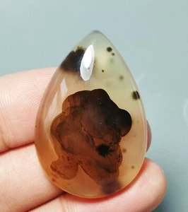 A Natural polished Amazing Dendritic Moss Agate Pandent Stone Reiki Healing - Picture 1 of 9