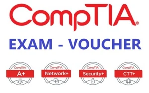 GLOBAL Exam Voucher | CompTIA Security+ SY0-701 Network+ N10-009 CYSA+ CS0-003 - Picture 1 of 2