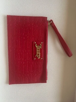 Bolso sin asas/cartera Juicy Couture muñeca escarlata rojo y dorado Foto 1 de 2