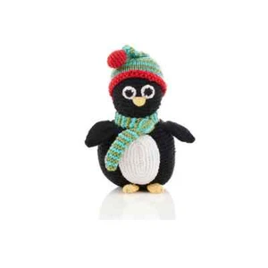Pebblechild Knitted Childs Colourful Rattle for 18+ Months - Picture 1 of 4