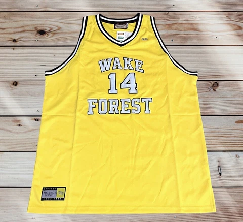 Vintage Wake Forrest College Tyrone Mugsy Bogues Hardwood Legends Jersey 5XL Cover