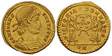 ROMAN IMP.  Constans. Struck 347-348 AD. AV Solidus. NGC ChAU 5/5 4/5. RIC 135.