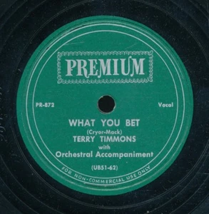 78tk-R&B-PREMIUM 872-Terry Timmons - Bild 1 von 2