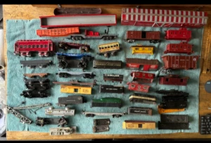 Gran Lote Modelo Tren Ferrocarril Piezas Lionel American Flyer Caboose Tolva Lata De Colección - Imagen 1 de 12