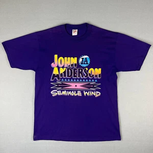 VTG John Anderson Band T Shirt Fits Medium Seminole Wind Country Music 1990s USA - Picture 1 of 11
