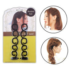 2Pcs/set Lady French Hair Braiding Tool Hair Twist Styling Clip Braider Roller