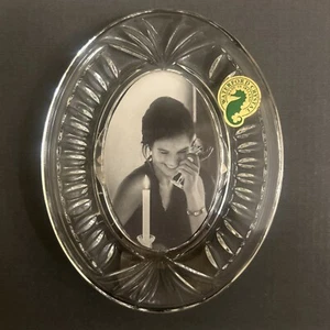 Vintage Waterford Ireland Lead Crystal Overture Picture Frame Oval 2"X 3" NiB - Picture 1 of 7