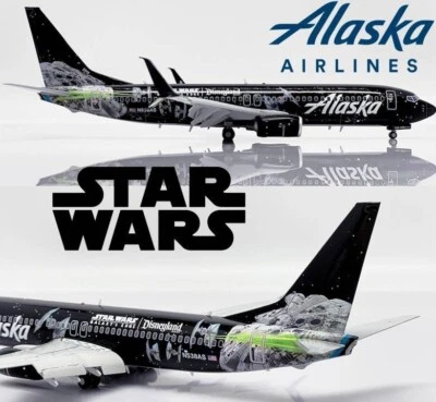 JC Wings 1/200 SA2014A Boeing 737-800 Alaska Airlines "Star Wars" Flaps Down - Immagine 1 di 4