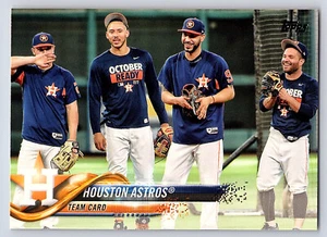 2018 Topps Serie 2 Base # 423 Houston Astros - Teamkarte - Bild 1 von 2